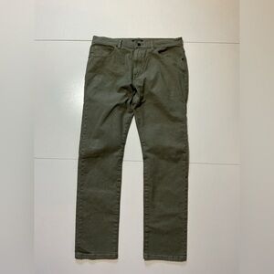 Huckberry Proof Straight Olive Truetemp 365 5 Pocket Classic Denim Jeans